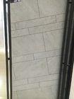 薄い灰色の石造りの一見の磁器の床タイル、無作法な床タイル600*600mm
