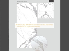 修正エッジ800x800磁器床タイル スタイルと耐久性の完璧な組み合わせ