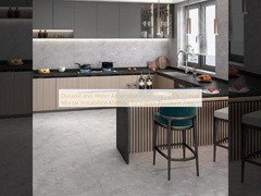 耐久性があり、吸水率0.5%以下の薄付けモルタルによる屋内用磁器タイルの施工方法