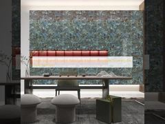 安全なインテリアのための高耐スリップ性と耐スクラッチ性の内装用磁器床材