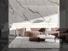 1200×2700mm 室内ポルセランタイル 容易なメンテナンスのための高い汚れ耐性