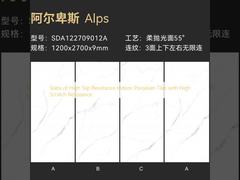 高滑り抵抗性のある室内ポルセランタイルのスラブ