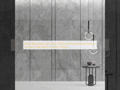 吸水率0.5%未満、内装デザイン用施釉研磨内装磁器壁スラブ