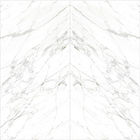 イタリアのカラーラ完全なボディ床の白い大理石のタイルの筋入りの大理石の一見の終わりの磁器のタイル160*320cm