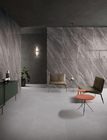 750*1500mmの屋内磁器のタイルの浴室のマイクロ セメントのTexiの灰色の陶磁器の壁のタイル