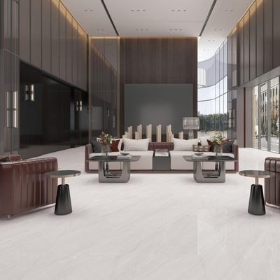 薄型モルタルまたは粘着剤 設置方法 石灰色の外観 セラミック 床タイル 正方形 スタイル 優雅な仕上げと堅固な表面を提供