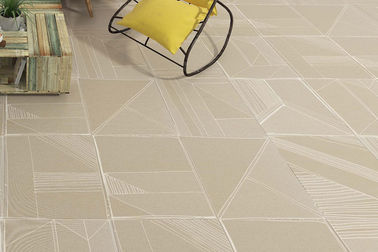 インクジェットDecoration Bathroom Carpet Tiles 24 X 24 X 0.4枚のInchesのセリウムのCertificateベージュ色のIrregularパターン タイル