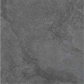 60*60cmの耐久力のある石造りの一見の磁器のタイルの黒色のマットの居間のための陶磁器の床タイル