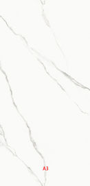 磨かれたカラーラ大きく白い1800x900 MMの大理石の一見の磁器のタイル