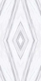 薄い特大のフォーマット1200X2400mmの磁器の磨かれた平板は白いおよび灰色色の居間の磁器の床タイルをタイルを張る