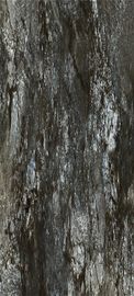 耐熱性光沢度の高い大理石は黒い質を艶をかけた磨かれた陶磁器の床タイルの暗い磁器Tile160*360cmをタイルを張る