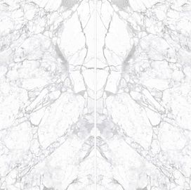 Statuario白い1600x3200 12mmの磁器の大理石は磨かれる光沢のあるタイルを張る