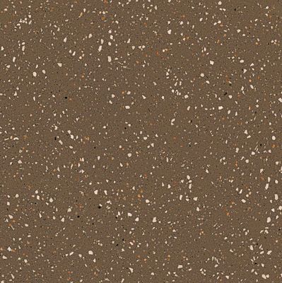 Terrazzoは非光沢がある磁器の床タイル薄茶の色をめっきする